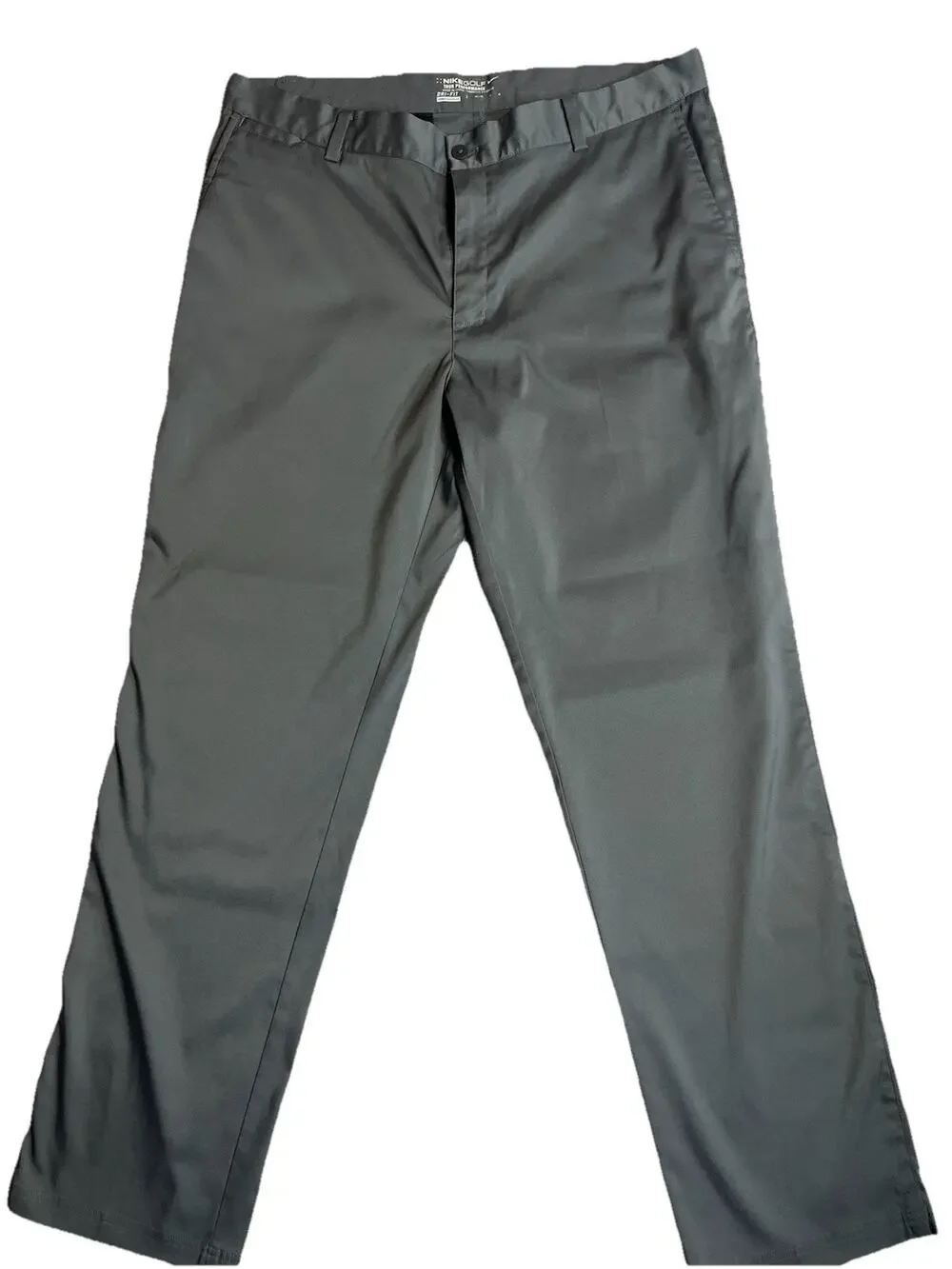 Nike Golf Pants Men's 36x32 Gray Tech Woven Modern Dri Fit Style 725682-021